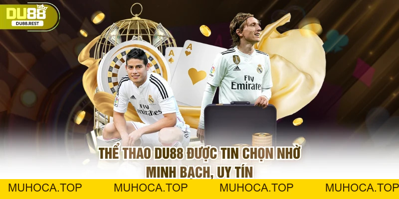 Thể thao DU88 – Sảnh cược uy tín với tỷ lệ vượt trội - muhoca